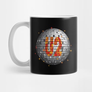U2 Disco Ball | Orange Mug